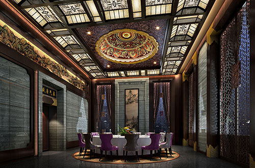 乐山低调奢华的新中式酒店设计效果图