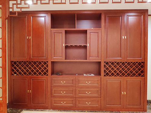 乐山中式家居装修之中式酒柜装修效果图