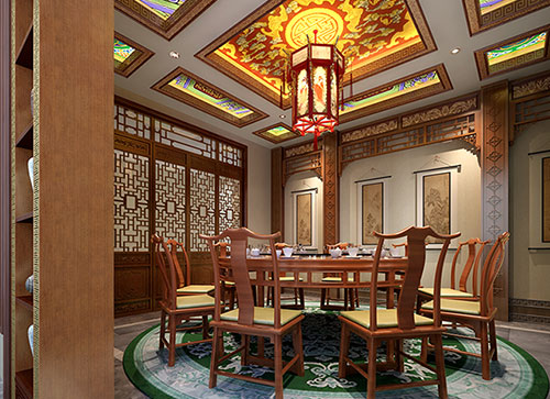 乐山中式古典风格家居装修设计效果图