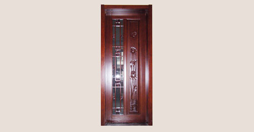 乐山卧室门选红木门中式风格还是白色好