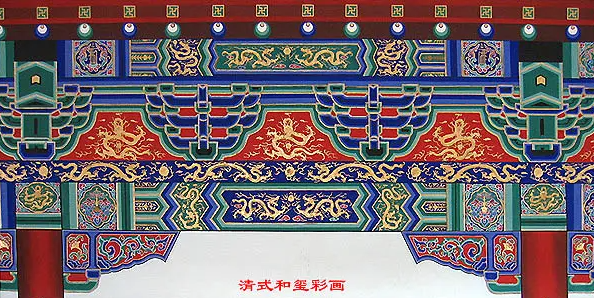 乐山中国建筑彩画装饰图案